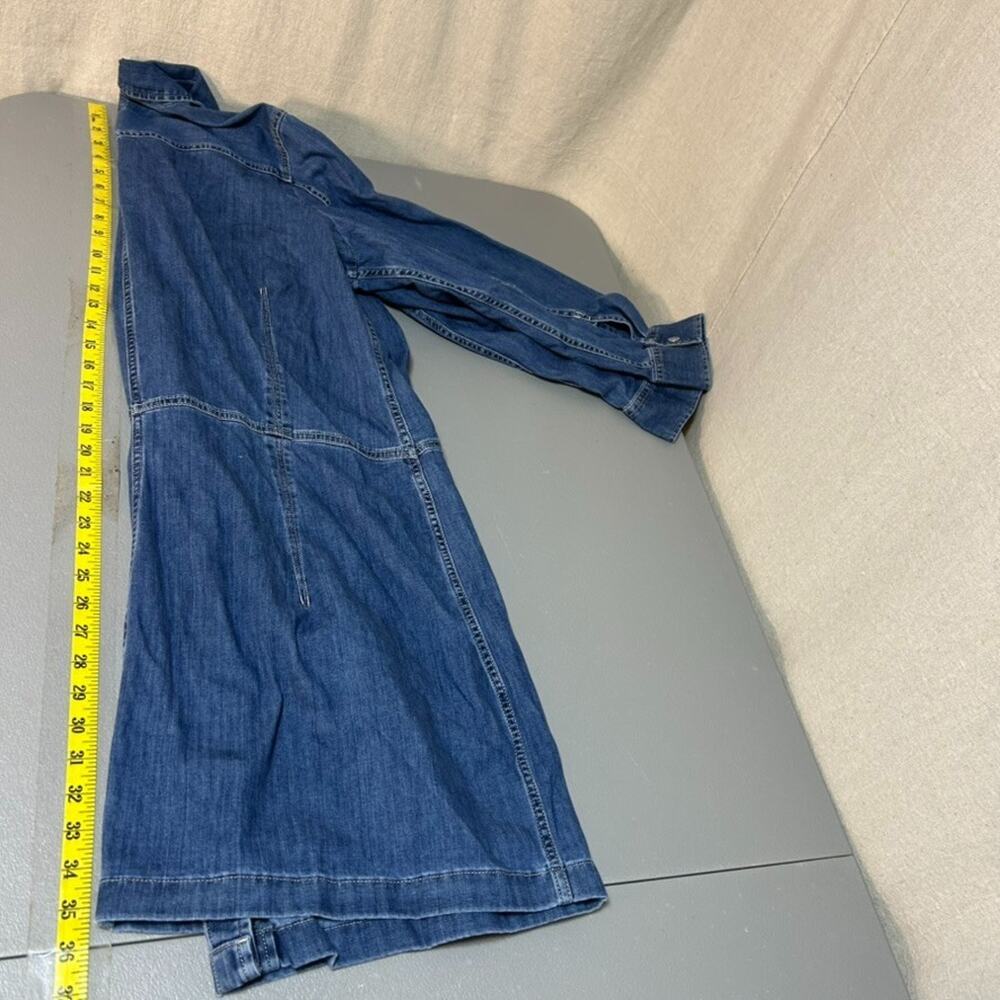 Levis Womens Snap Front Denim Ellie Shirt Dress Size 2X Western Country Y2K‎ 90s - Picture 7 of 8